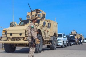 A Saudi military force reaches Ahwar Abyan and continues its way to the capital, Aden