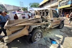 تعز..انفجار عبوة ناسفة وسقوط جرحى مدنيين