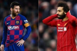محمد صلاح يتفوق على ميسي ويحصد أفضل جناح أيمن فى أبطال أوروبا