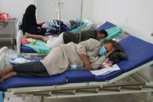 إصابات الكوليرا في اليمن تتجاوز 18 ألف حالة