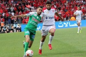 الرجاء يهزم الوداد 1-0 ويقترب من حسم لقب الدوري المغربى موسم 2023-24
