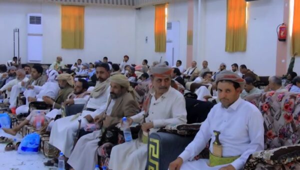 مجلس عزاء بمارب في فقيد الوطن الشيخ ناجي جمعان