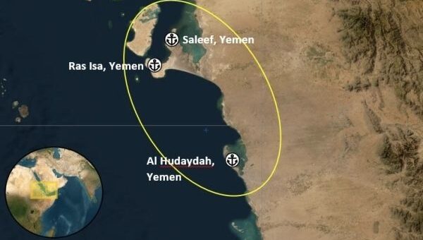 البحرية البريطانية تجدد تحذيراتها لسفن الشحن من الاقتراب من موانئ الحديدة