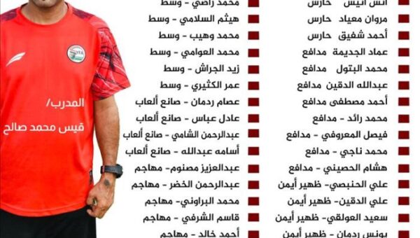 مدرب المنتخب الأولمبي يبدأ المعسكر التدريبي ويعلن قائمة الفريق استعدادًا لبطولة كأس الخليج في الدوحة
