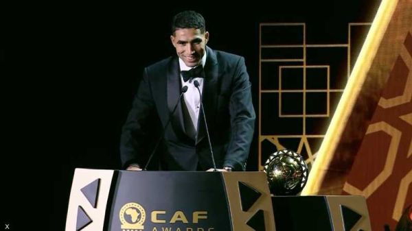 هزم صلاح وأوسيمين.. حكيمي أفضل لاعب في إفريقيا 2025