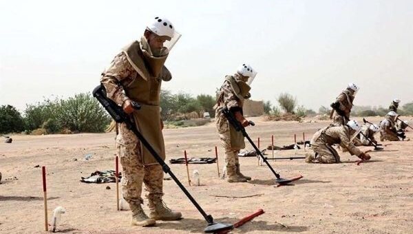 مشروع مسام يزيل 875 عبوة ناسفة في اليمن