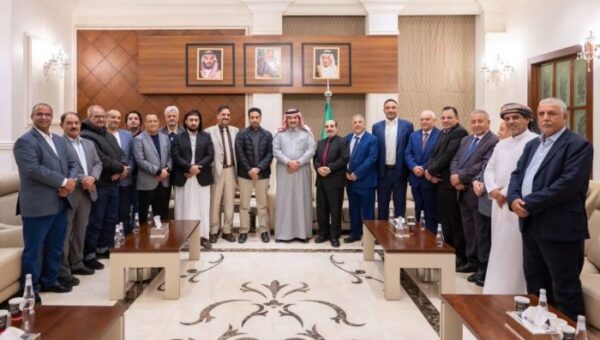 السفير السعودي يبحث مع وفد الانتقالي ترتيبات حوار القضية الجنوبية